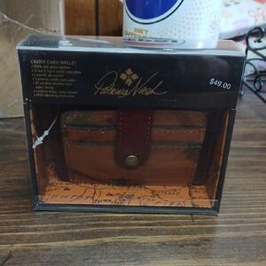 Patricia Nash Multicolor Leather Card Holder NWT
